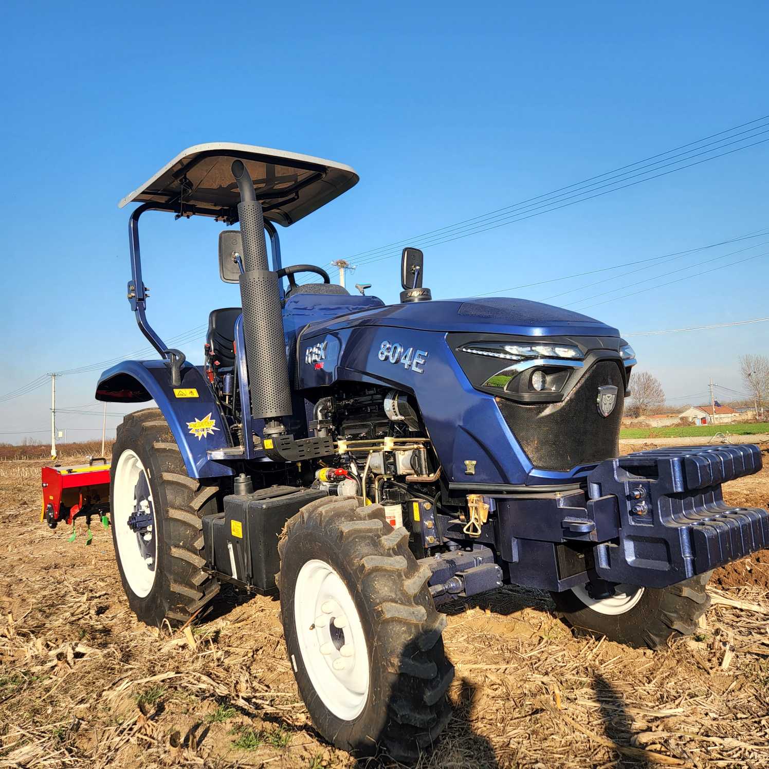 80HP Common Farm Equipment 4W Tractor