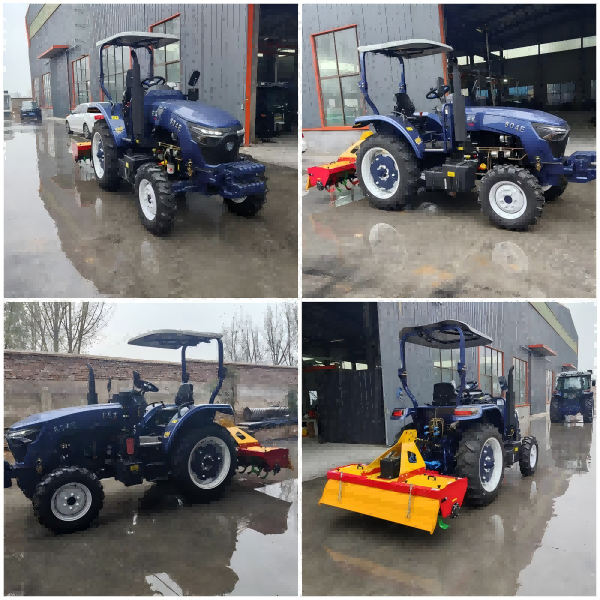 80HP Tractor with Agricultural Implements