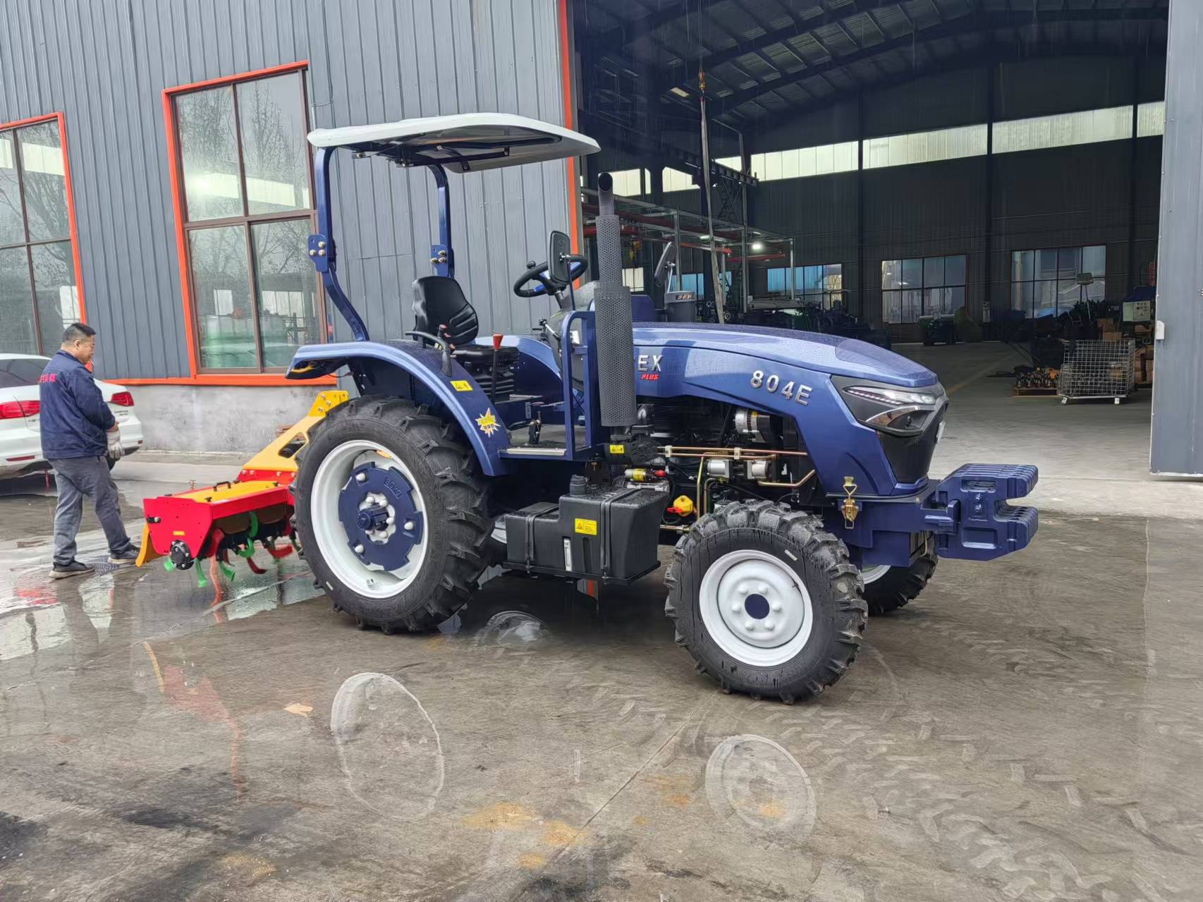 80HP Mini Tractor with Rotary Tiller