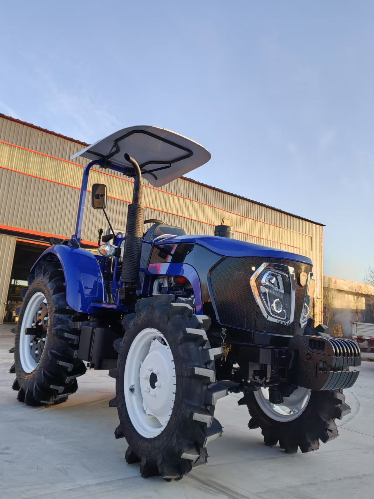 100HP Tractors Working On The Farm